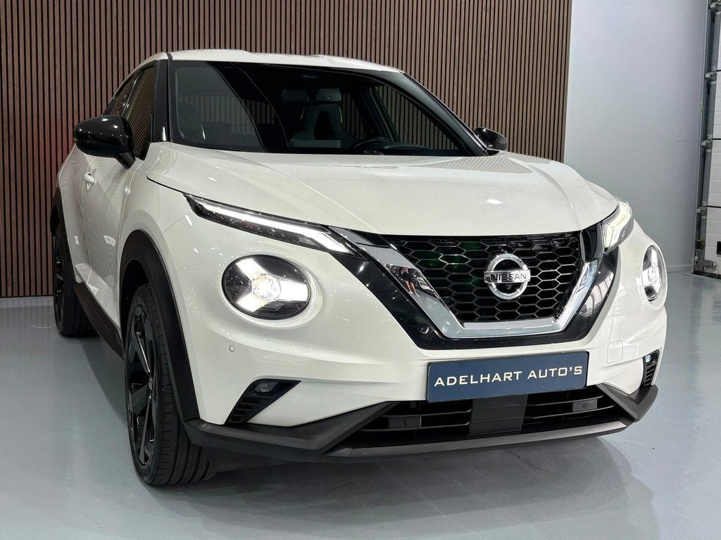 Nissan Juke 1.0 DIG-N Connecta Automaat / Navigatie full map, Auto's, Nissan, Wit, Bedrijf, 3 cilinders, SUV of Terreinwagen