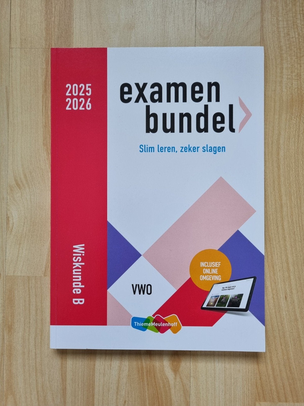 VWO Examenbundel Wiskunde B 2025/2026, VWO, ThiemeMeulenhoff, Ophalen of Verzenden, Zo goed als nieuw