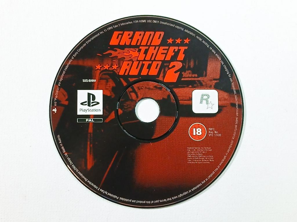 Grand Theft Auto 2 - PlayStation - PSX - PAL - Enkel CD, Avontuur en Actie, Sony Interactive Entertainment Network Europe Limited