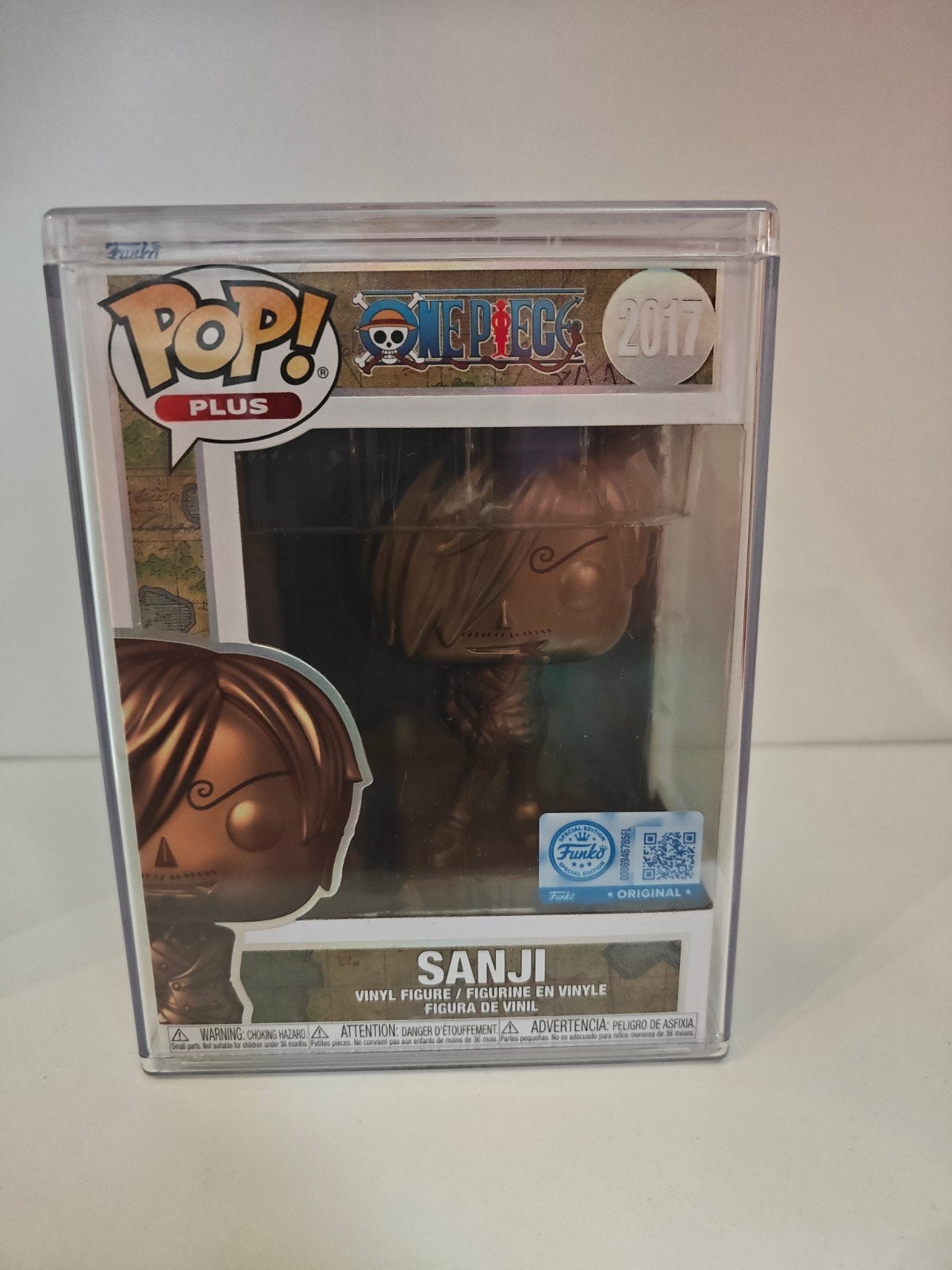 Funko Pop! Plus One Piece Sanji bronze statue 2017 - Exclu, Ophalen of Verzenden, Nieuw