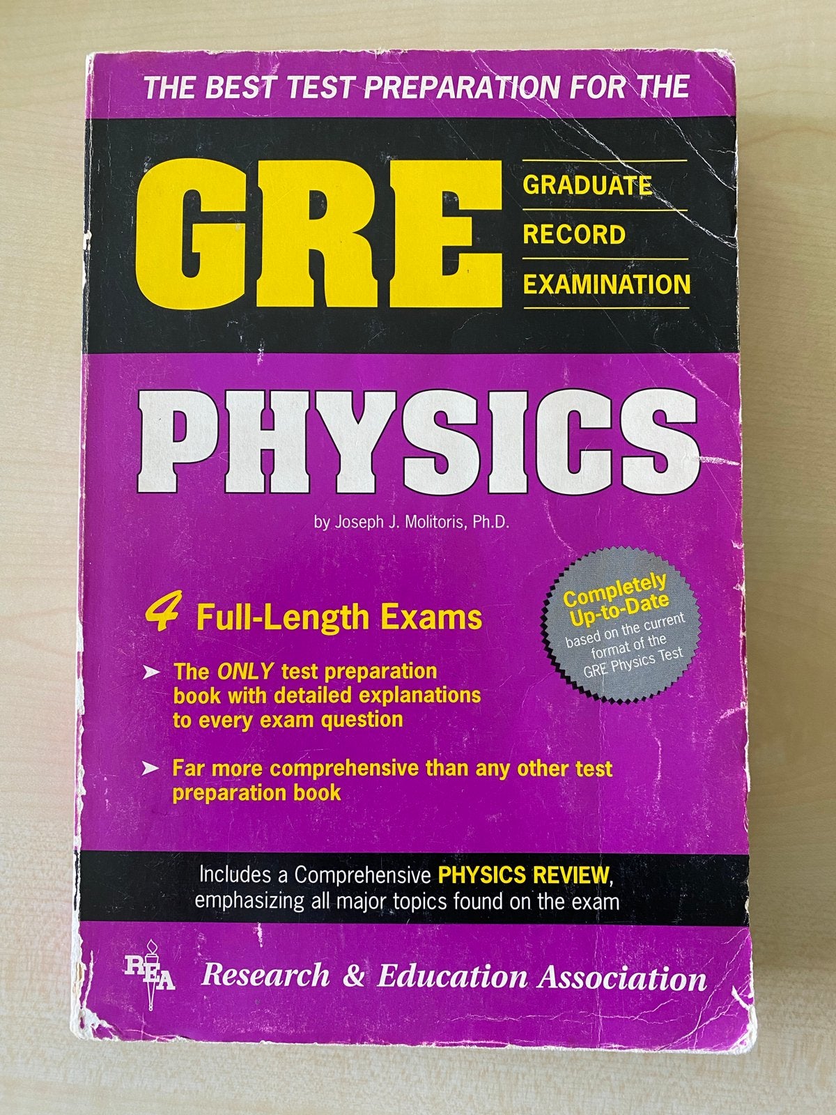 GRE Physics Examenvoorbereiding - Joseph J. Molitoris, Ophalen of Verzenden, Beta, Gelezen, WO