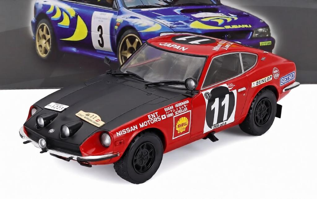Datsun 240 Z Safari Rally 1971, 1/18, IXO-Altaya, Hobby en Vrije tijd, Modelauto's | 1:18, Overige merken, IXO-Altaya, Auto, .