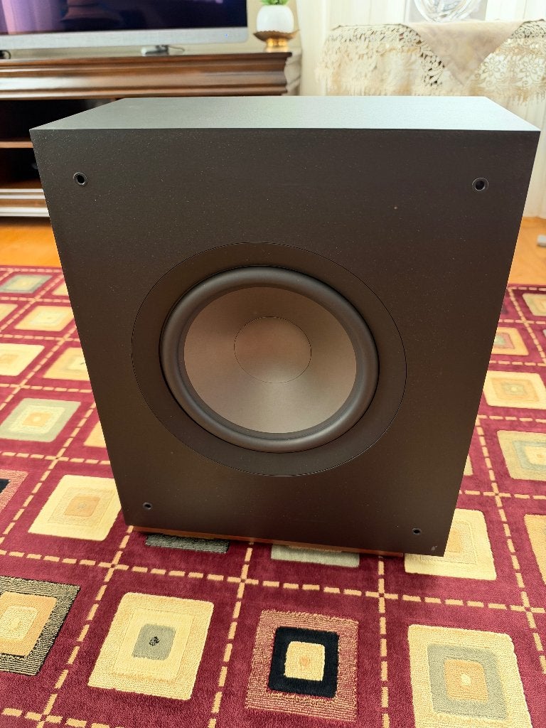 Jamo S 810 Sub - zeer nette staat - originele doos + kabel, Ophalen, Gebruikt, Inclusief kabels, Jamo