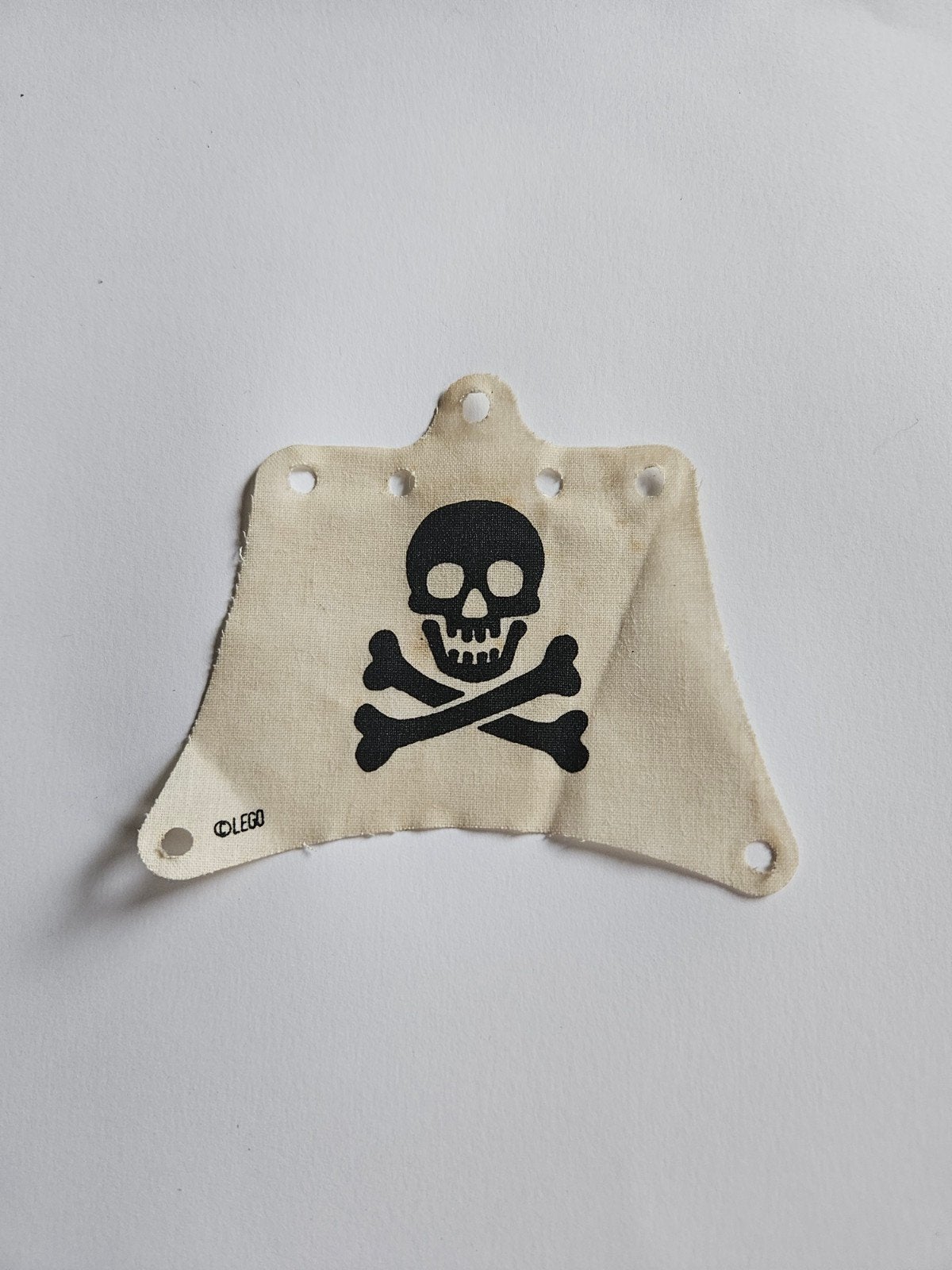Lego Piraten Zeil met Doodshoofd - Vintage, Gebruikt, Lego, Accessoire, Pirates