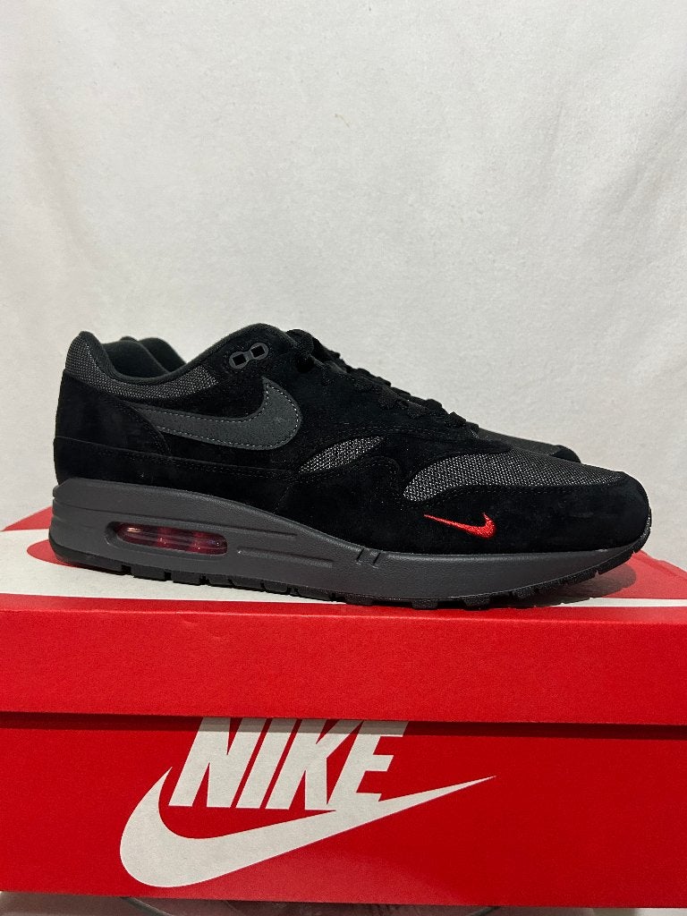NIEUW IN DOOS! Maat 48,5 - Nike Air Max 1 Anthracite Bred, Verzenden, Zwart, Nike, Nieuw