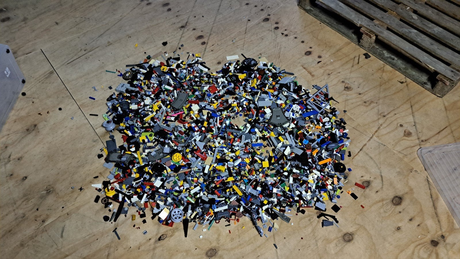 Grote partij diverse Lego stenen en onderdelen, Gebruikt, Inclusief extra onderdelen, Lego, Ophalen of Verzenden