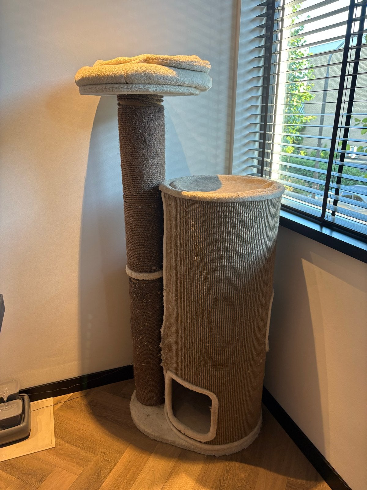 Katten krabpaal en krabton, Dieren en Toebehoren, Katten-accessoires, Ophalen, Gebruikt