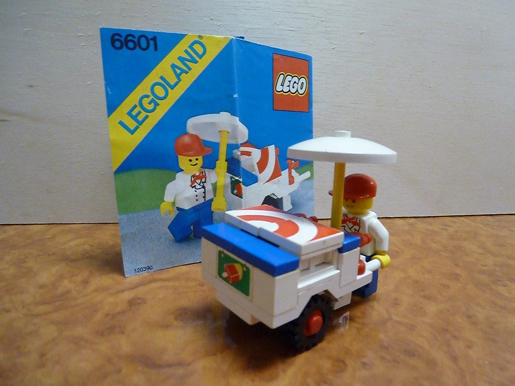 Lego ijscokar met parasol, City, Lego, Ophalen of Verzenden, Zo goed als nieuw