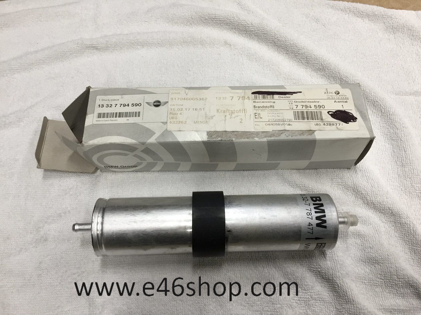 Brandstoffilter MINI R50 ONE D oe 13327794590 Origineel BMW, -, -, Nieuw, Ophalen of Verzenden