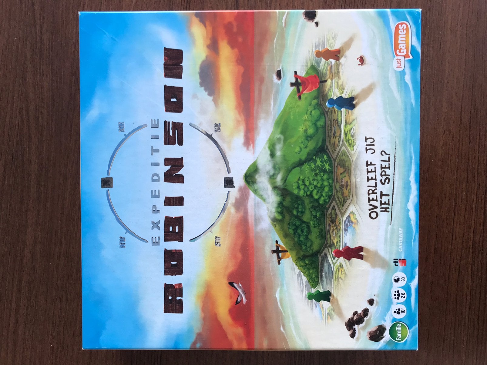Expeditie Robinson Just Games, Hobby en Vrije tijd, Gezelschapsspellen | Bordspellen, Vijf spelers of meer, Ophalen, Zo goed als nieuw