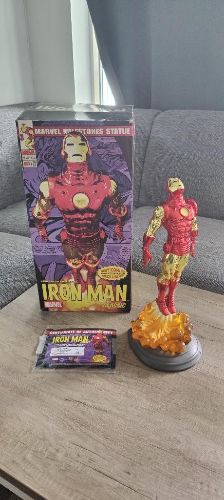 Iron Man DST Marvel Milestones statue, Exclusive, Verzamelen, Ophalen of Verzenden, Zo goed als nieuw