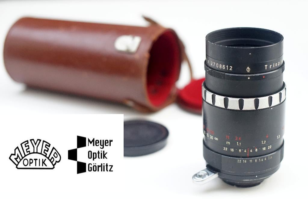 Trioplan-N 100mm f2.8 Exa (Meyer Optik Görlitz) bubble bokeh, Verzamelen, Fotografica en Filmapparatuur, Ophalen of Verzenden