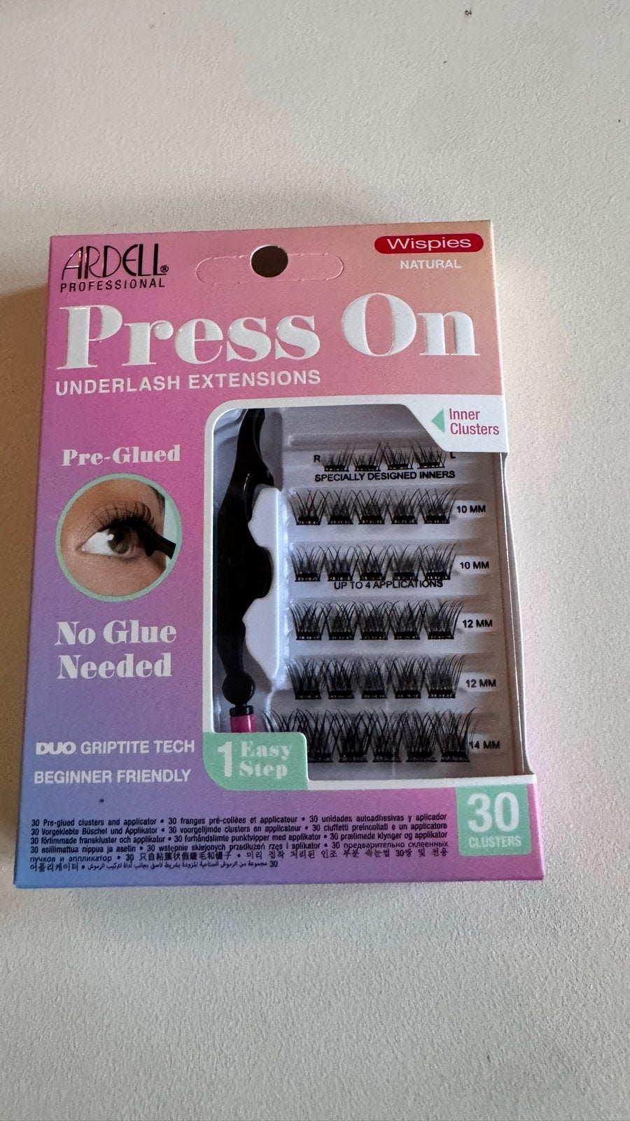 Ardell Press On Underlash Extensions Wispies Natural, Ophalen of Verzenden, Nieuw, Overige typen