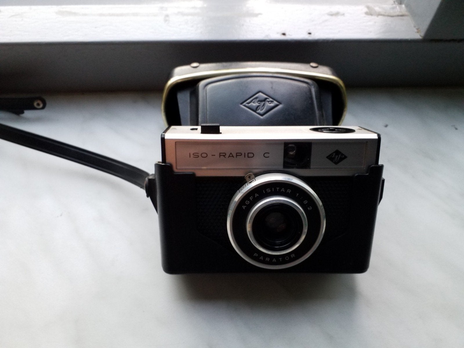 Vintage Agfa Iso-Rapid C camera met Agfa Isitar 1:8.2 lens, Ophalen of Verzenden