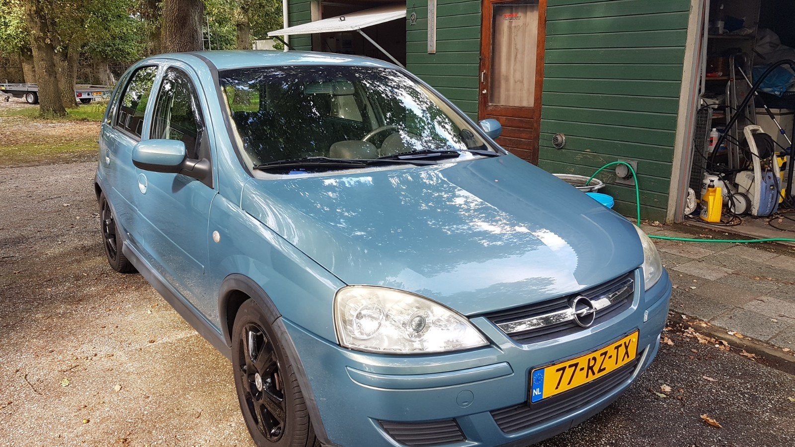 Opel Corsa 1.8 16V 5D 2005 Groen,airco,navigatie145dkm.,, 125 pk, 4 cilinders, 1796 cc, Origineel Nederlands