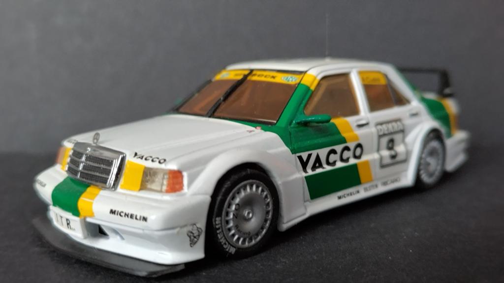Mercedes Benz 190 Evo Yacco Cudini 1:43 Minichamps Pol, Hobby en Vrije tijd, Modelauto's | 1:43, Auto, Verzenden, ., Zo goed als nieuw