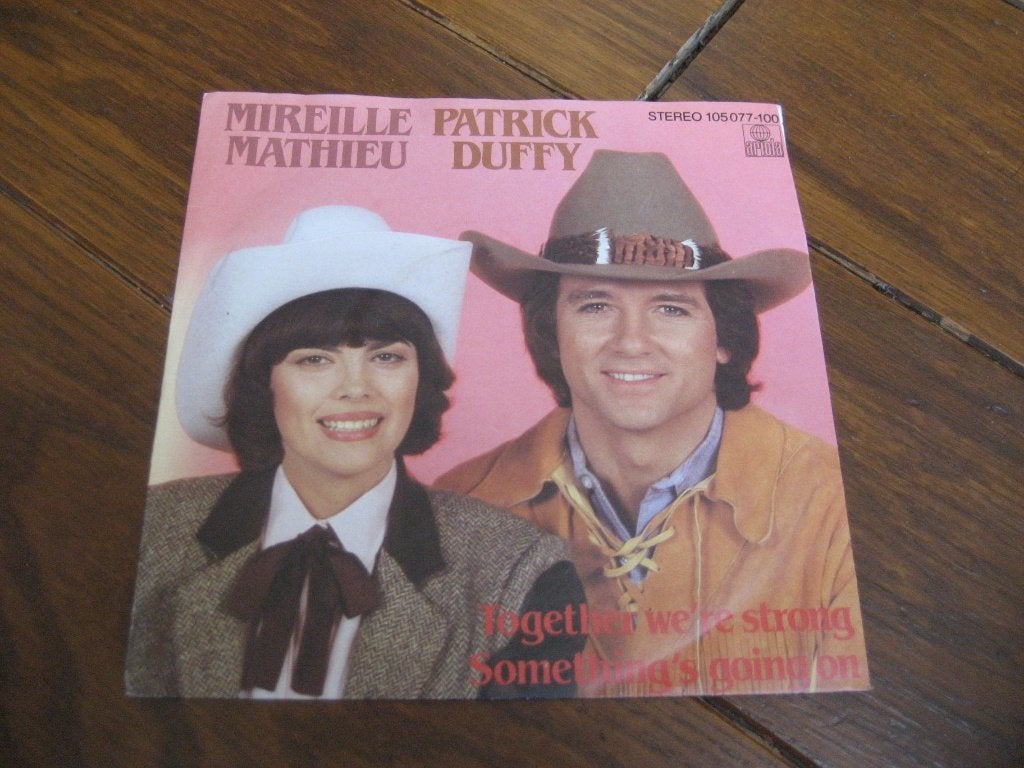 Mireille matthieu patrick duffy duet, Ophalen of Verzenden, Gebruikt, 7 inch