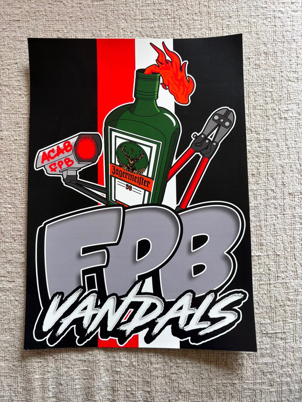 Fpb sticker feyenoord, Verzenden