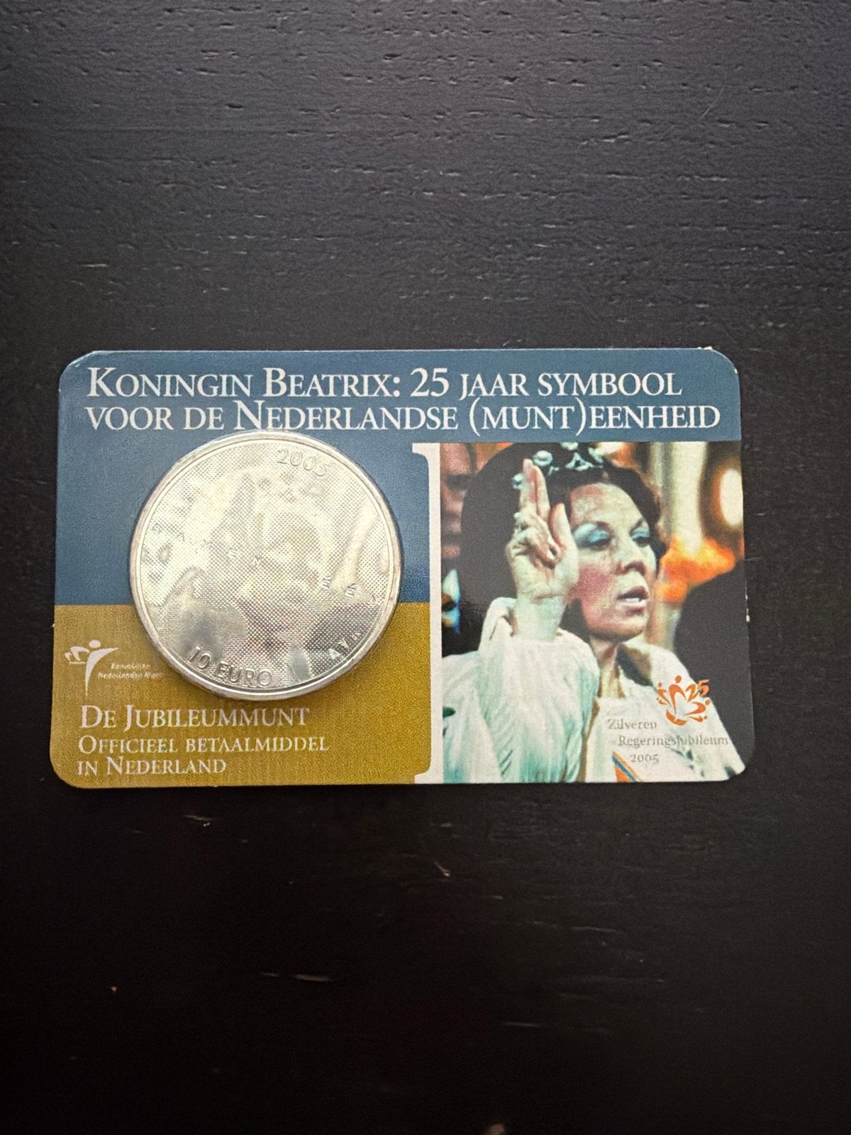 Zilveren 10 Euro Munt Koningin Beatrix 25 Jaar Regeringsjubi, Koningin Beatrix, Zilver, Euro's, Ophalen of Verzenden