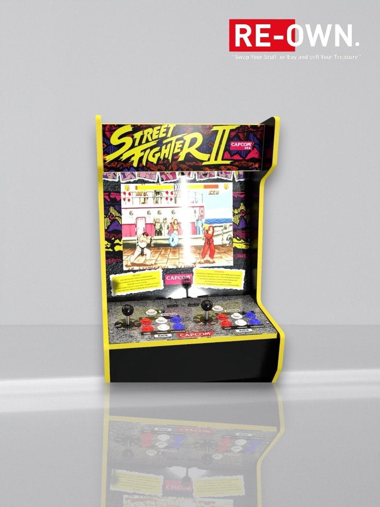 Arcade1Up - Street Fighter Capcom 12-in-1 Legacy Arcade Mach, Spelcomputers en Games, Spelcomputers | Overige, OneXPlayer, Ophalen of Verzenden