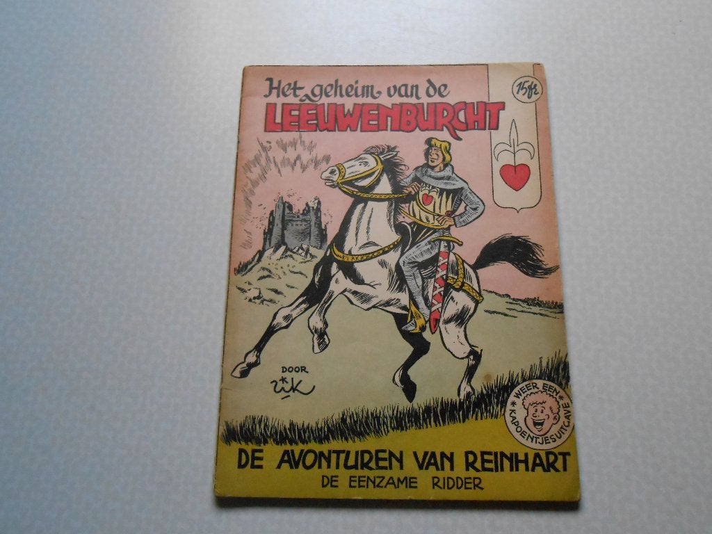 ridder reinhart 1 Het geheim van de Leeuwenburcht 1958 1 ste, Eén stripboek, Rik Clément, Ophalen of Verzenden, Zo goed als nieuw