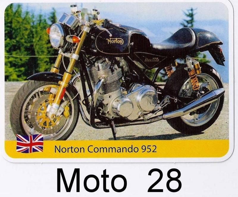 Kw28 motorkaart norton commando 952, Ophalen of Verzenden, Zo goed als nieuw, Motoren