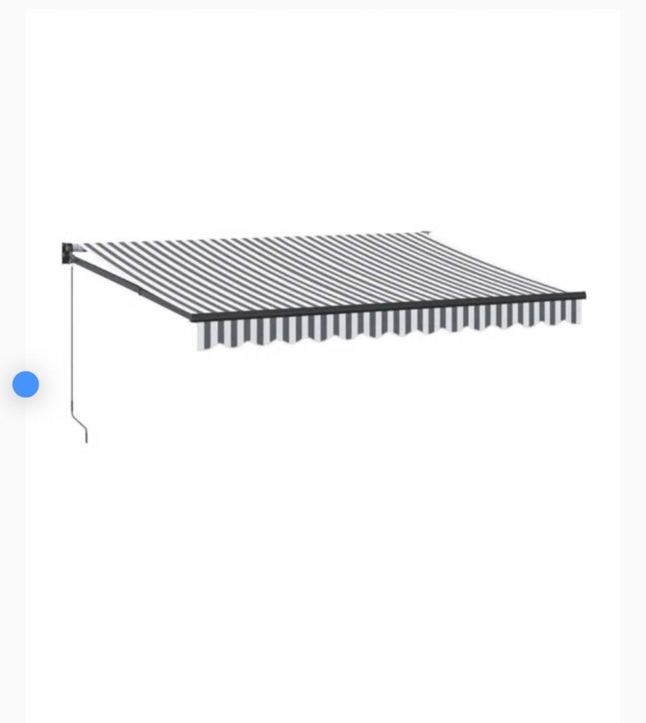 Zonnescherm, Ophalen, Zo goed als nieuw, 150 tot 300 cm, 250 cm tot 450 cm