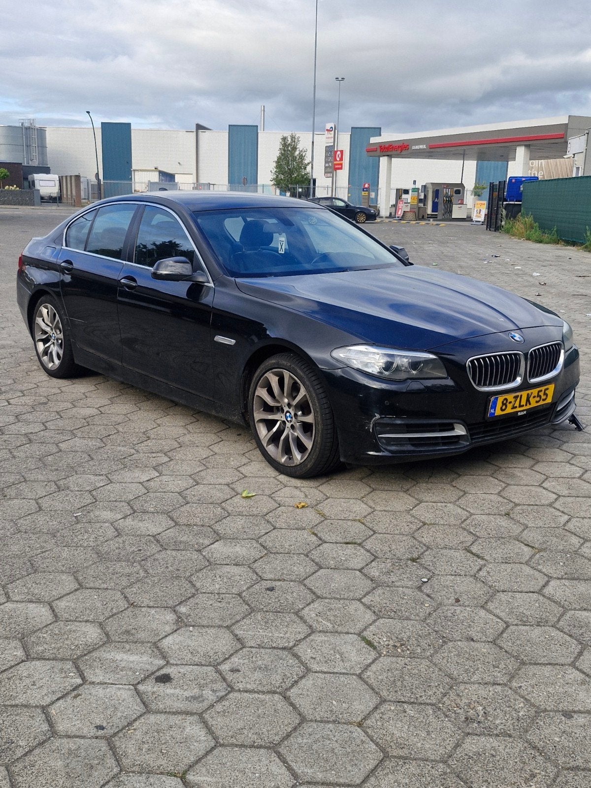 BMW 5-Serie 518d EDE 150pk Aut. 2015 Zwart, Auto's, Automaat, Achterwielaandrijving, 1995 cc, 4 cilinders