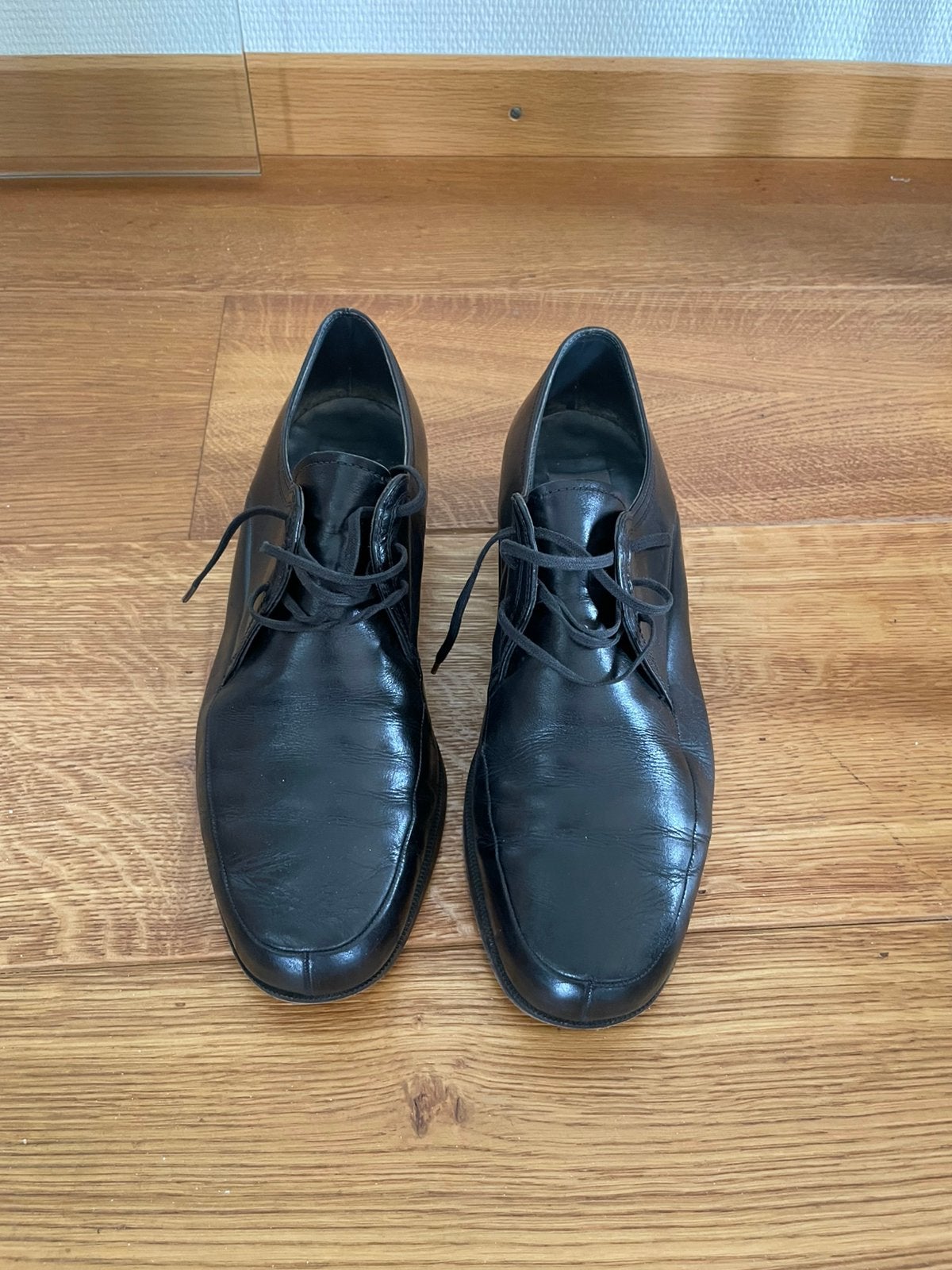 Bally leren schoenen, Verzenden, Zwart, Zo goed als nieuw, Veterschoenen