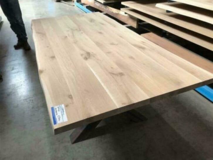 Massief eiken tafelblad – perfect voor eet- of vergadertafel