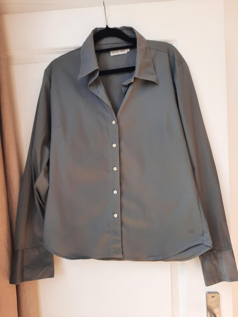 Sissy Boy grijze katoenen blouse, maat 40, Maat 38/40 (M), Ophalen of Verzenden, Zo goed als nieuw, Sissy Boy