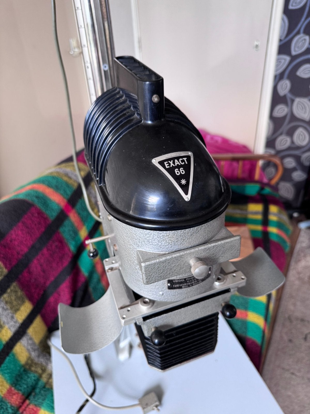 Zeldzame Vintage vergroter van merk VEIGEL, Ophalen, Gebruikt, Schneider-Kreuznach, Vergroter