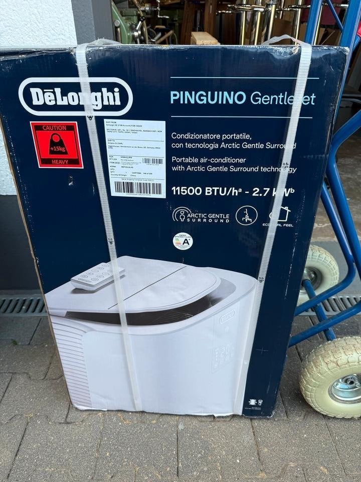 De'Longhi Pinguino GentleJet PAC AP98 mobiele airconditioner, Timer, Nieuw, 3 snelheden of meer, Ophalen of Verzenden