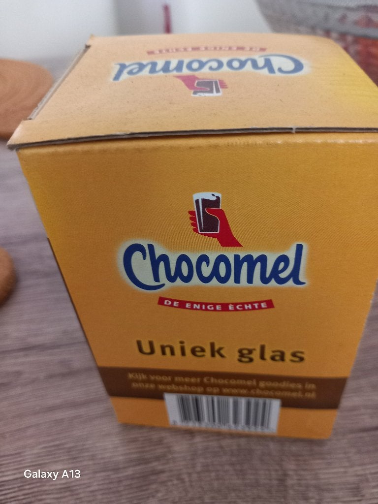 Ten stuks nieuwe chocomel glazen., Ophalen, Nieuw, Glas, Wit