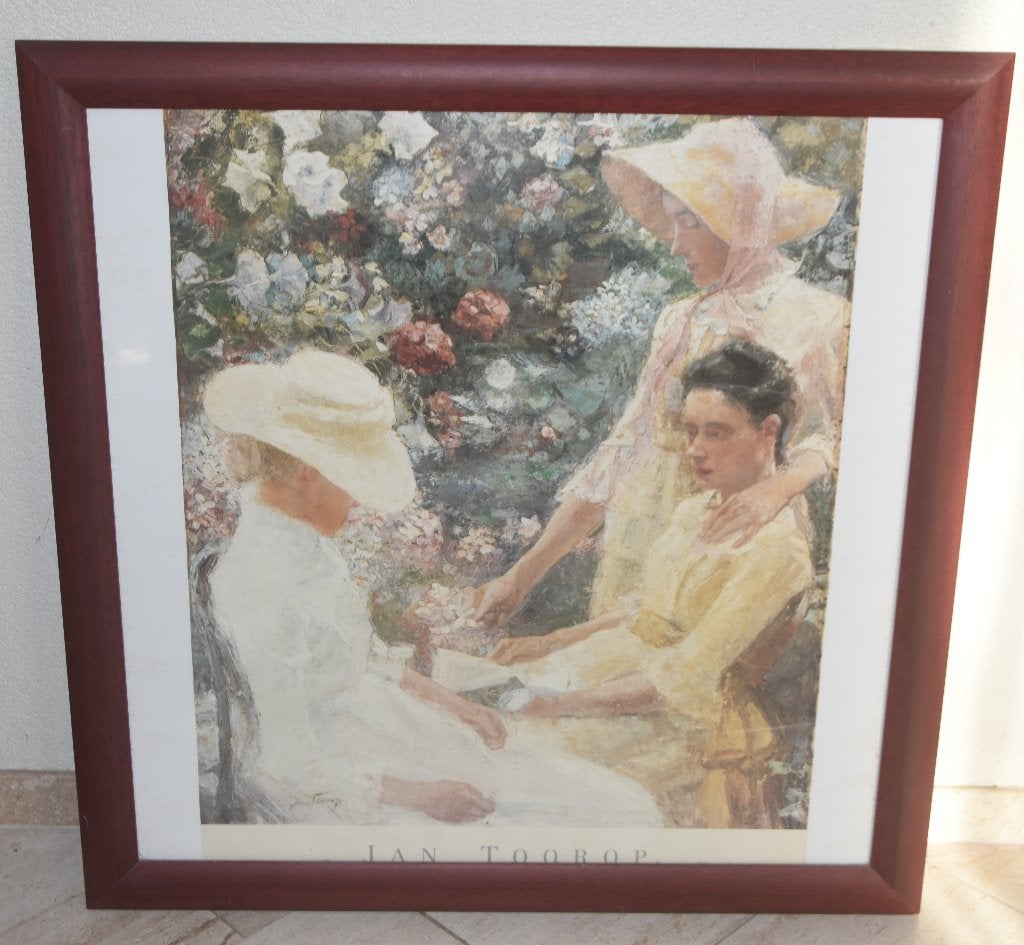 Wanddecoratie Jan Toorop Trio Fleuri Impressionisme, Verzenden