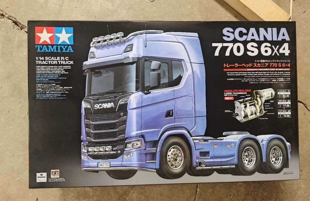Tamiya Scania 770S 1:14 RC 6x4 nieuw, Hobby en Vrije tijd, Modelbouw | Radiografisch | Auto's, Ophalen of Verzenden, Nieuw, Onderdeel