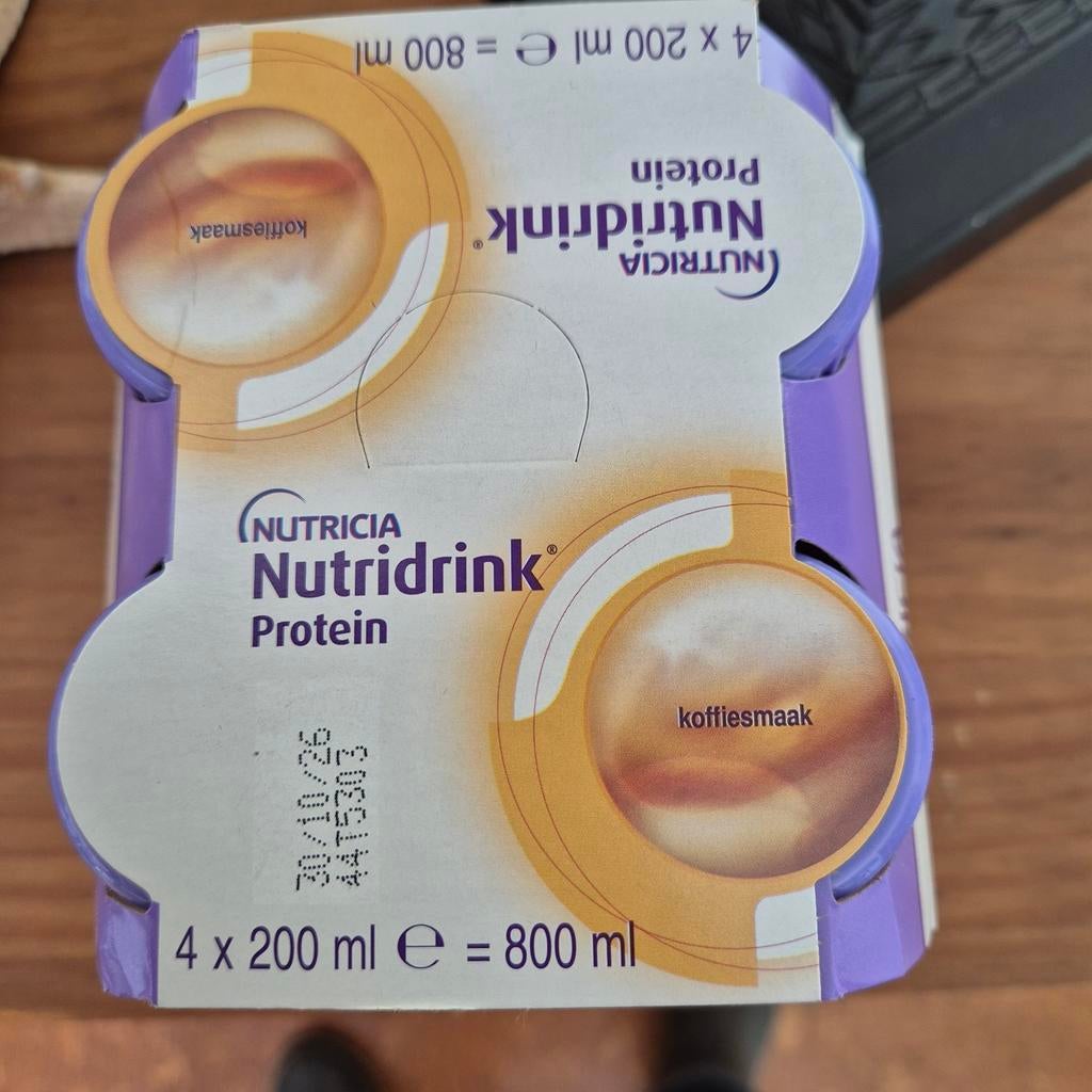 Nutricia nutridrink koffie en vanillesmaak, Ophalen of Verzenden