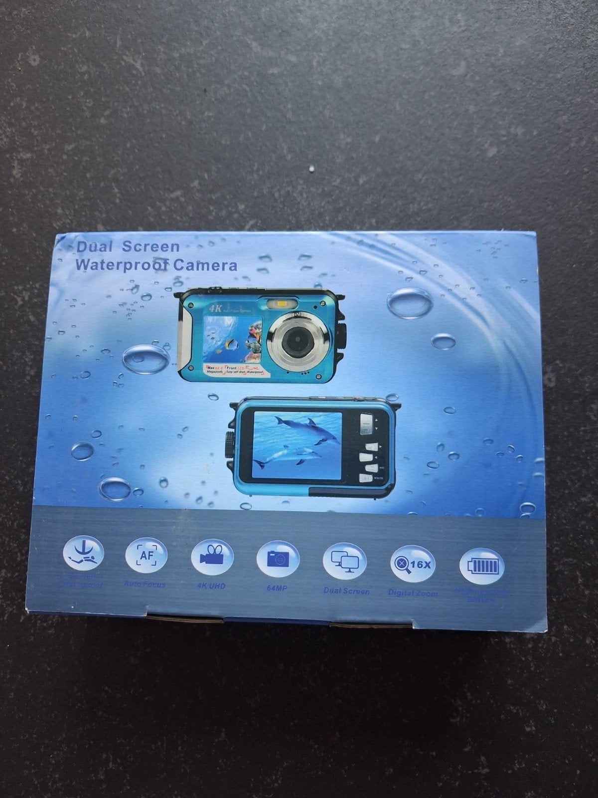 Nieuwe onderwater camera - Dual Screen 4K UHD, Audio, Tv en Foto, Fotografie | Onderwatercamera's, Nieuw, Ophalen of Verzenden