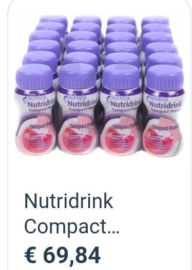 nutricia   proteïne compact shakes, Ophalen of Verzenden, Nieuw, Poeder of Drank