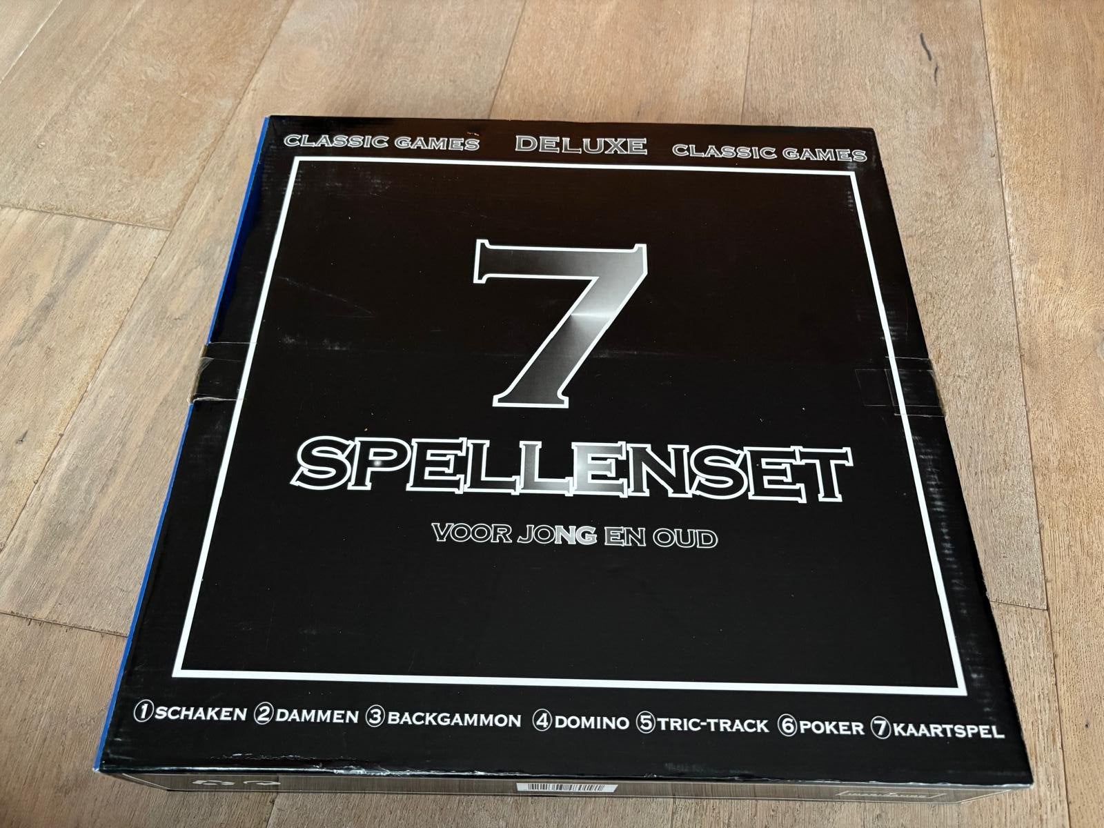 Nieuwe 7-in-1 Glazen Luxe Spellen Set, Een of twee spelers, Ophalen of Verzenden, Nieuw
