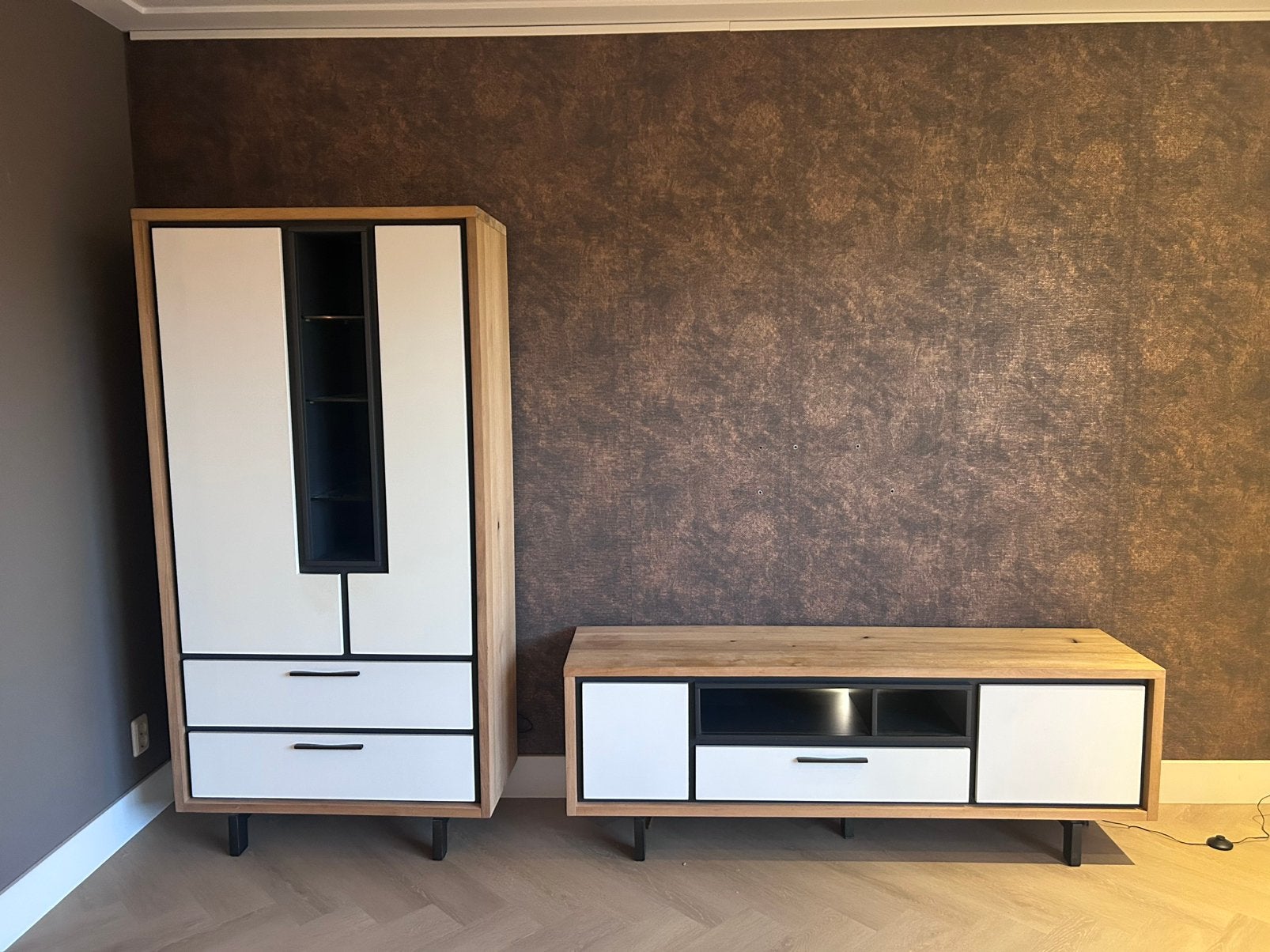 Tv meubel + bergkast, Ophalen, Gebruikt, 25 tot 50 cm, Minder dan 100 cm