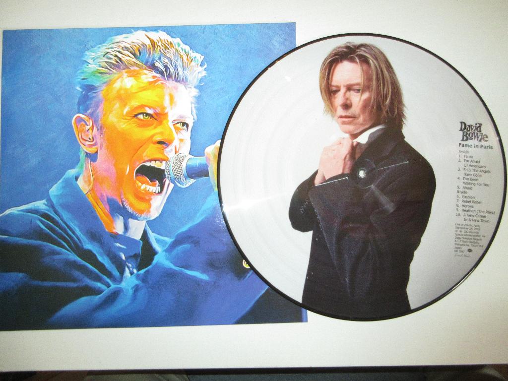 David Bowie LP Picture Disc in Fotohoes Fame in Paris, Ophalen of Verzenden, Nieuw in verpakking, 12 inch, Poprock