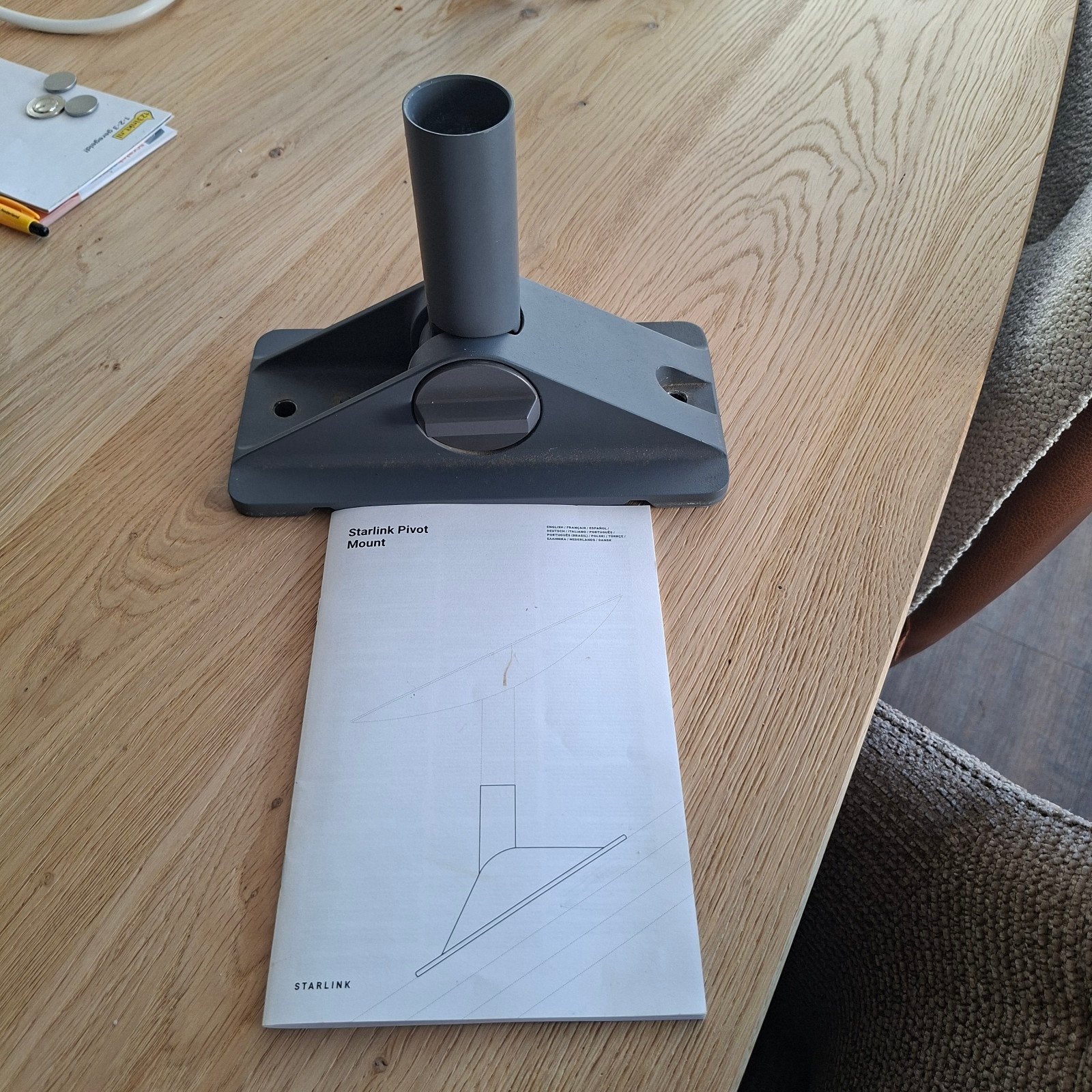 Starlink Pivot Mount - Bevestigingsbeugel voor schotel, Ophalen of Verzenden, Zo goed als nieuw, (Schotel)antenne-accessoires