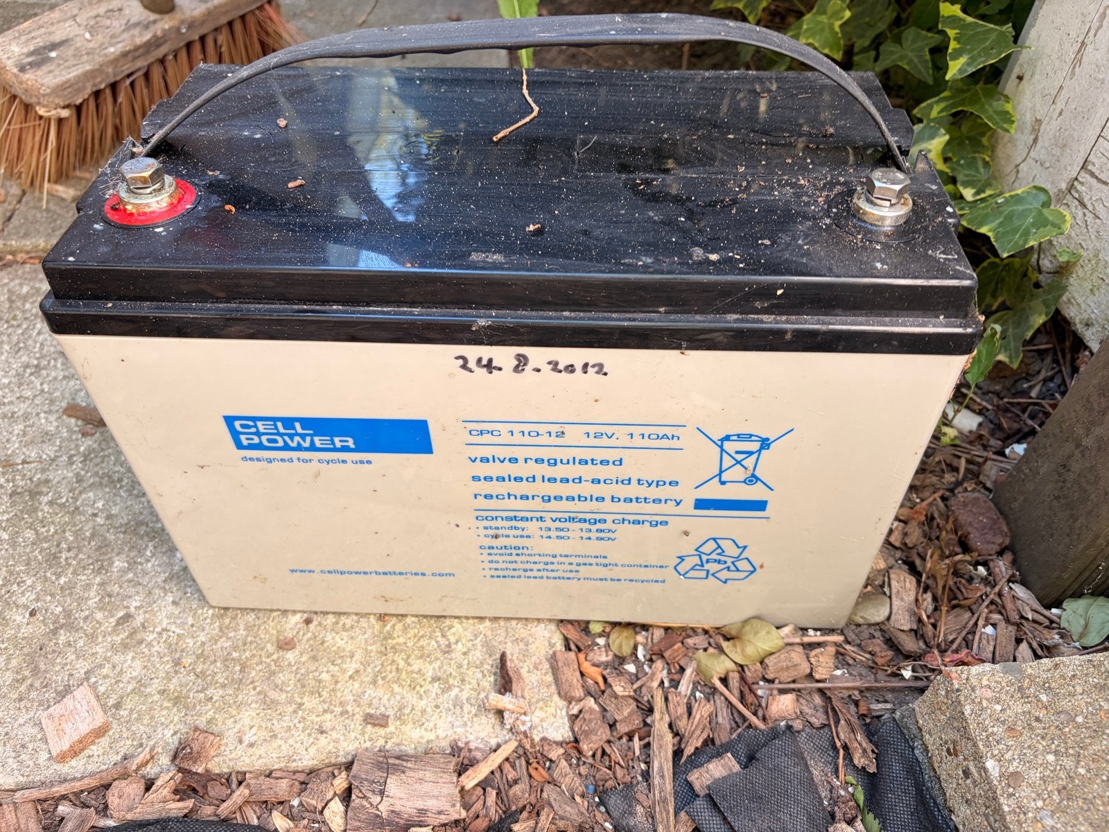Cell Power 12V 110Ah Loodaccu - Oplaadbare Batterij, Ophalen, Gebruikt, Universele onderdelen