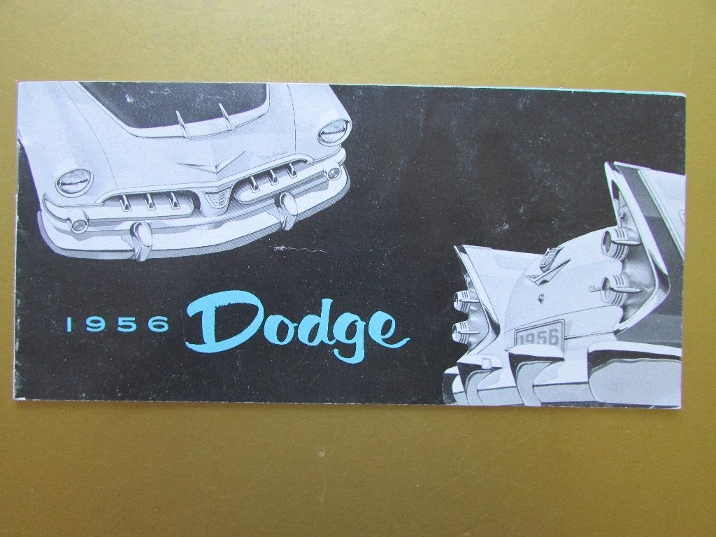 1956 Dodge mini brochure, Engels, Ophalen of Verzenden, Zo goed als nieuw, Overige merken