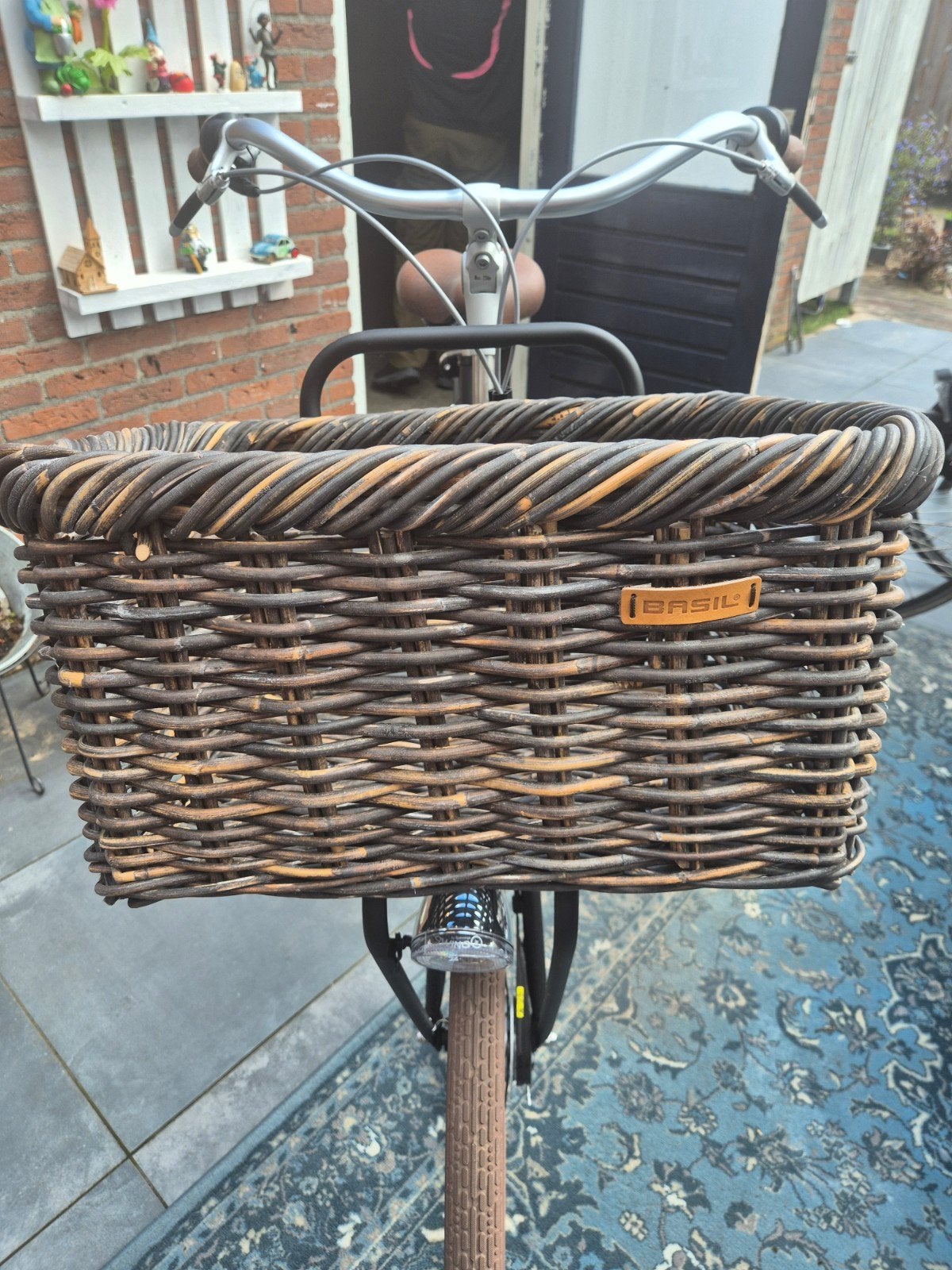 Basil fietsmand voorop - zo goed als nieuw, Ophalen, Zo goed als nieuw, Fietsmand, Basil