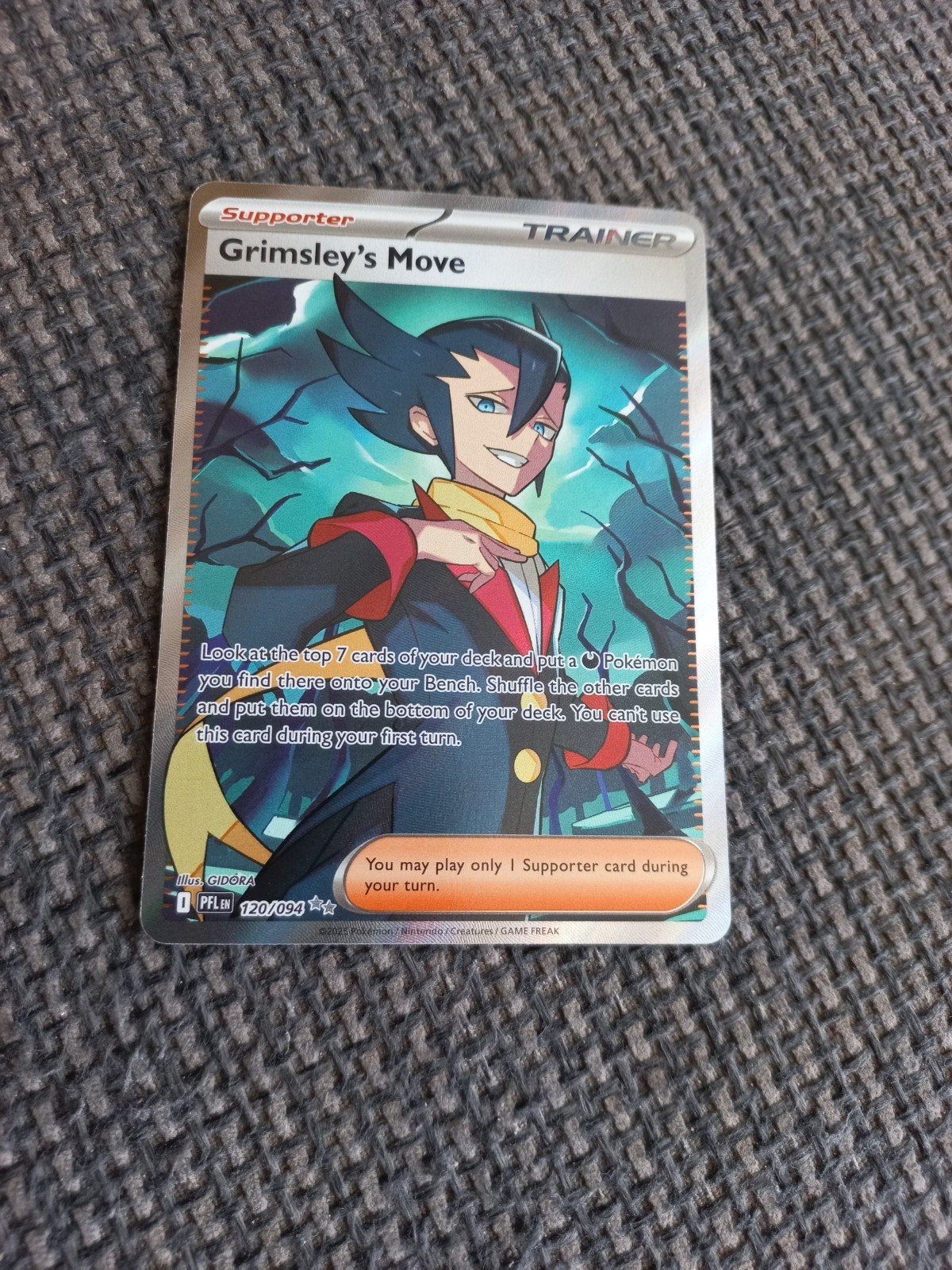 Grimsely s move pokemon kaart, Ophalen of Verzenden, Nieuw, Losse kaart, Foil