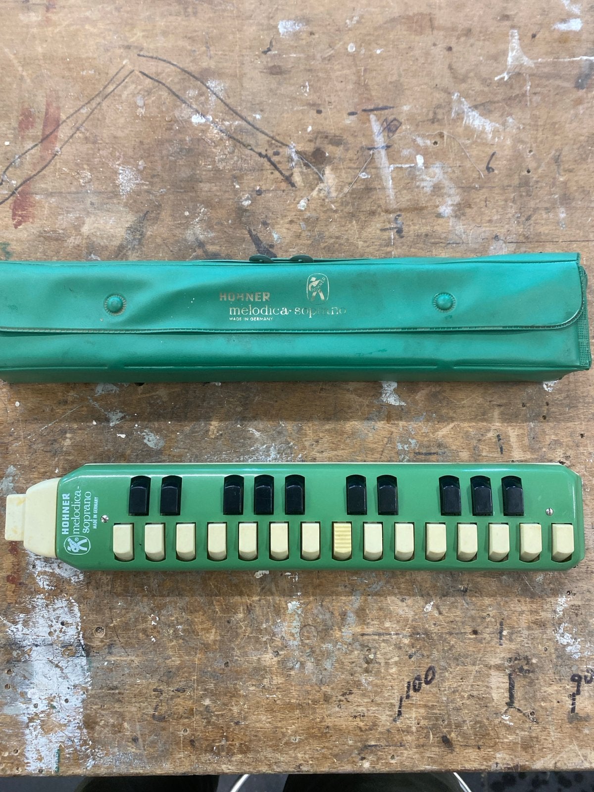 Hohner Melodica Soprano met originele hoes, Ophalen of Verzenden, Gebruikt, Houtblazer, Met koffer of draagtas