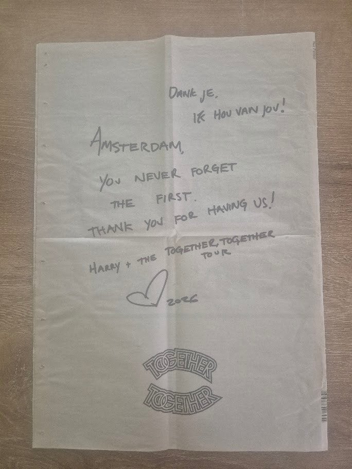 Harry Styles / Het Parool, Ophalen of Verzenden, Zo goed als nieuw, Krant