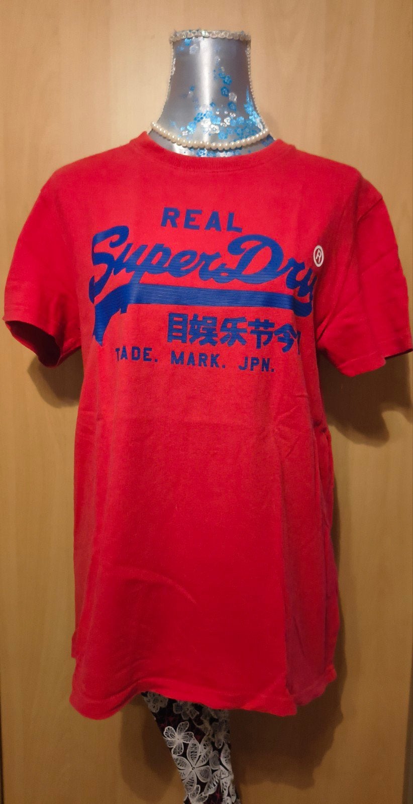 Superdry T-shirt Rood Maat L, Maat 52/54 (L), Ophalen of Verzenden, Zo goed als nieuw, Rood